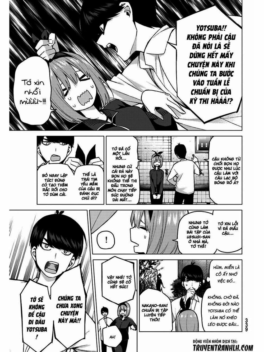 Truyện Tranh Nhà Có 5 Nàng Dâu - Gotoubun No Hanayome trang 6