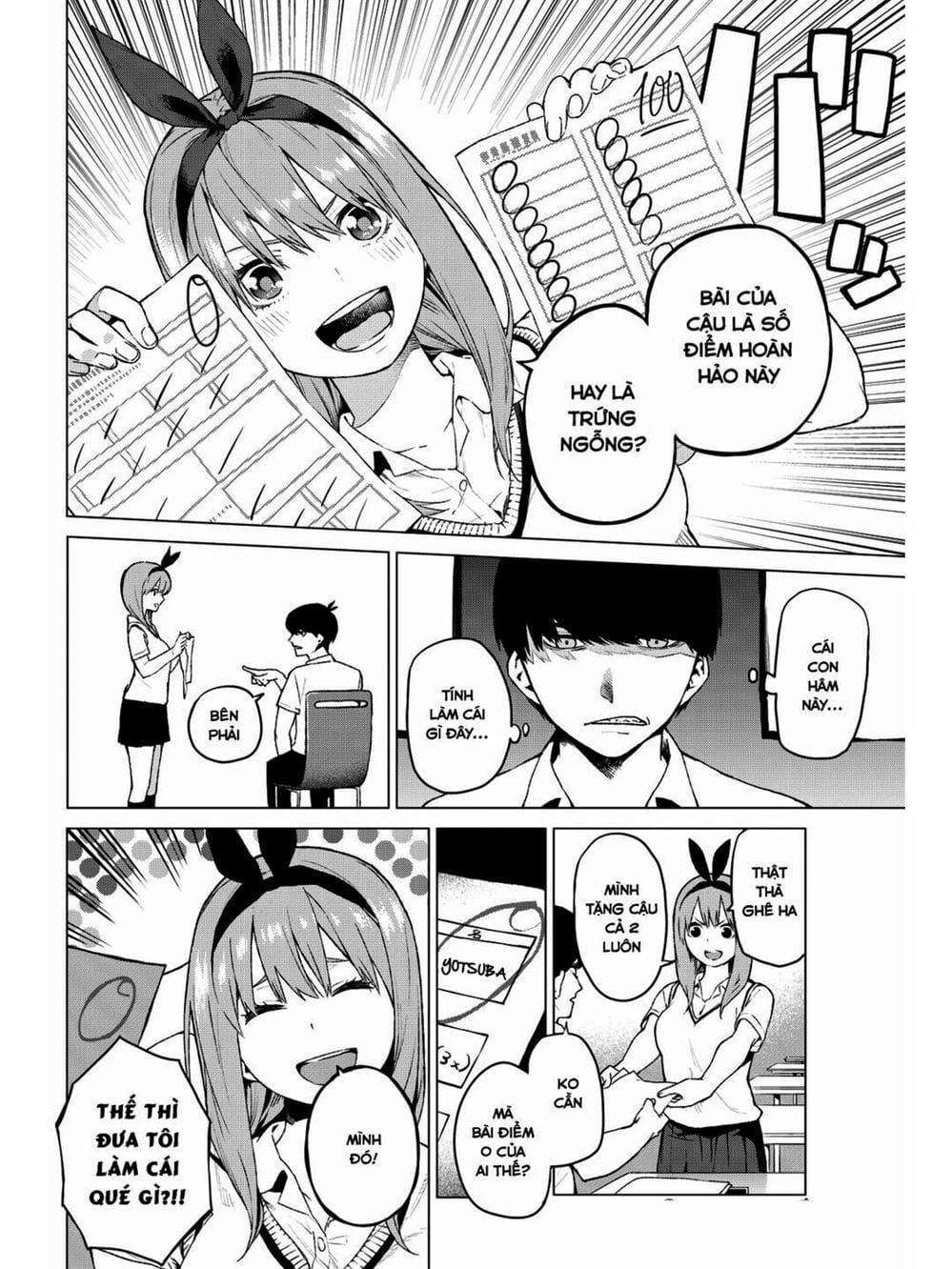 Truyện Tranh Nhà Có 5 Nàng Dâu - Gotoubun No Hanayome trang 6