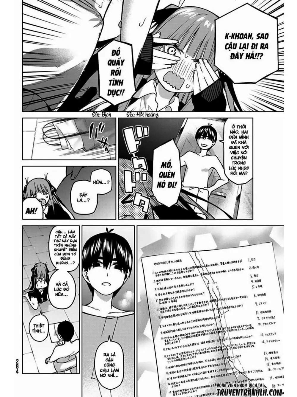 Truyện Tranh Nhà Có 5 Nàng Dâu - Gotoubun No Hanayome trang 6