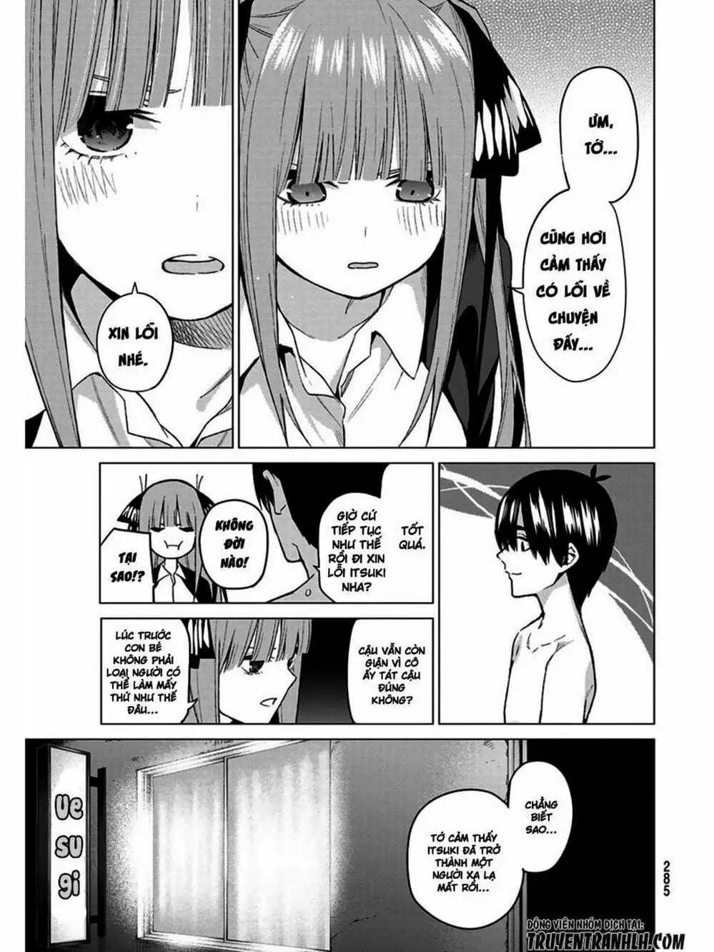 Truyện Tranh Nhà Có 5 Nàng Dâu - Gotoubun No Hanayome trang 6