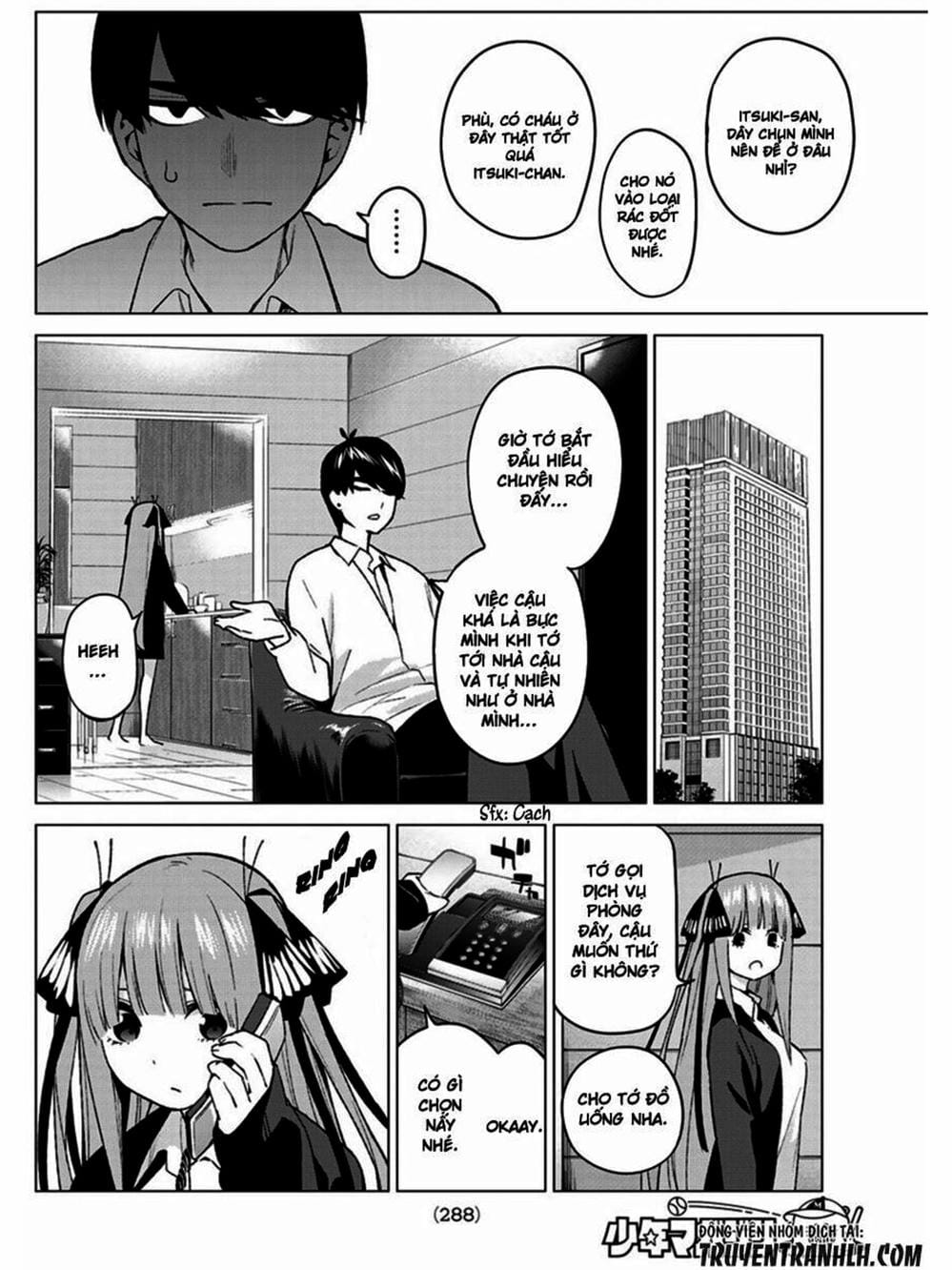 Truyện Tranh Nhà Có 5 Nàng Dâu - Gotoubun No Hanayome trang 6