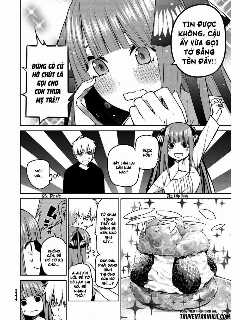 Truyện Tranh Nhà Có 5 Nàng Dâu - Gotoubun No Hanayome trang 6