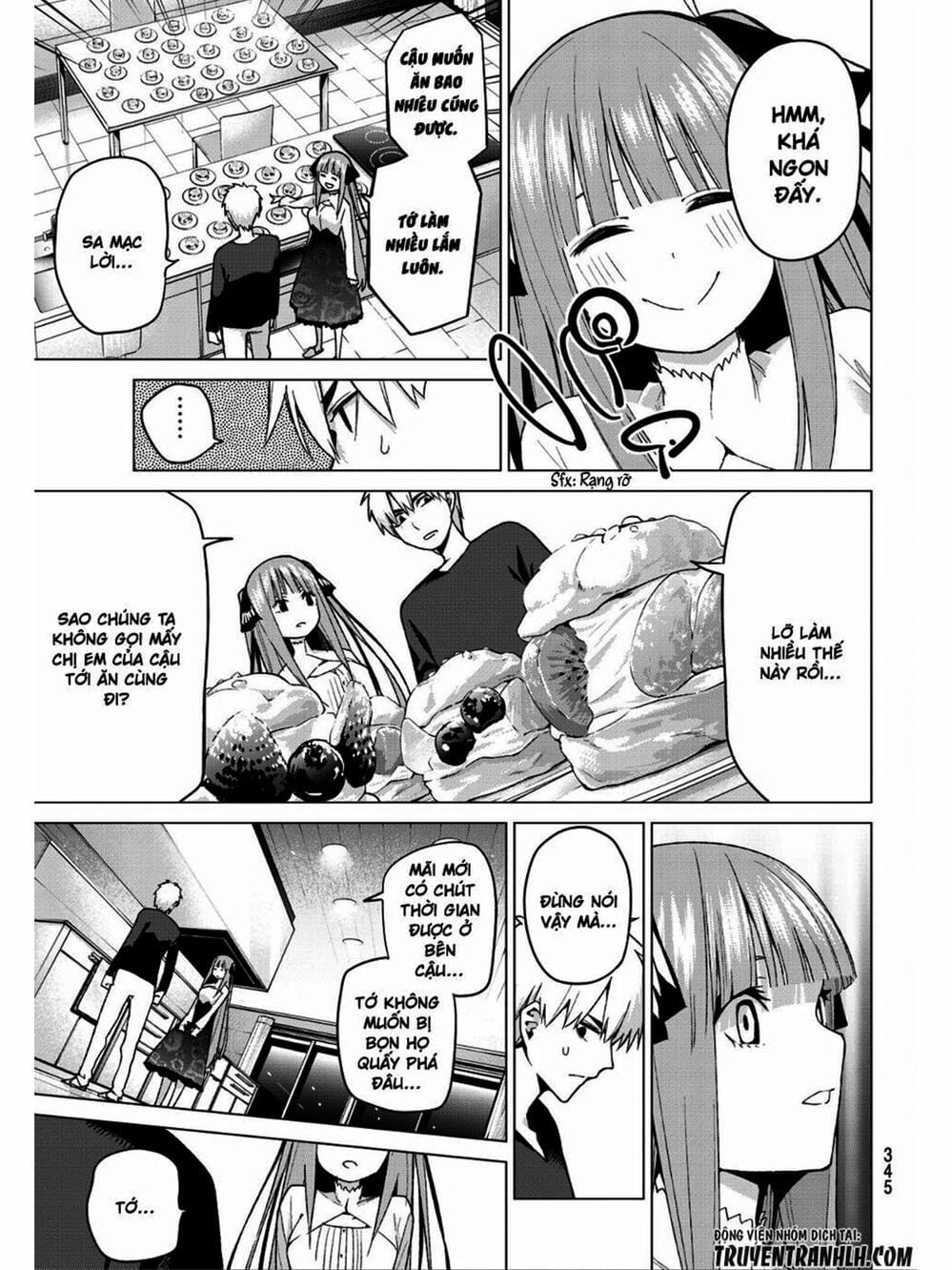 Truyện Tranh Nhà Có 5 Nàng Dâu - Gotoubun No Hanayome trang 6