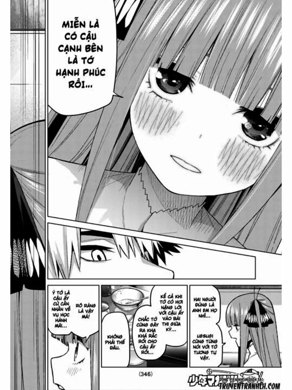 Truyện Tranh Nhà Có 5 Nàng Dâu - Gotoubun No Hanayome trang 6