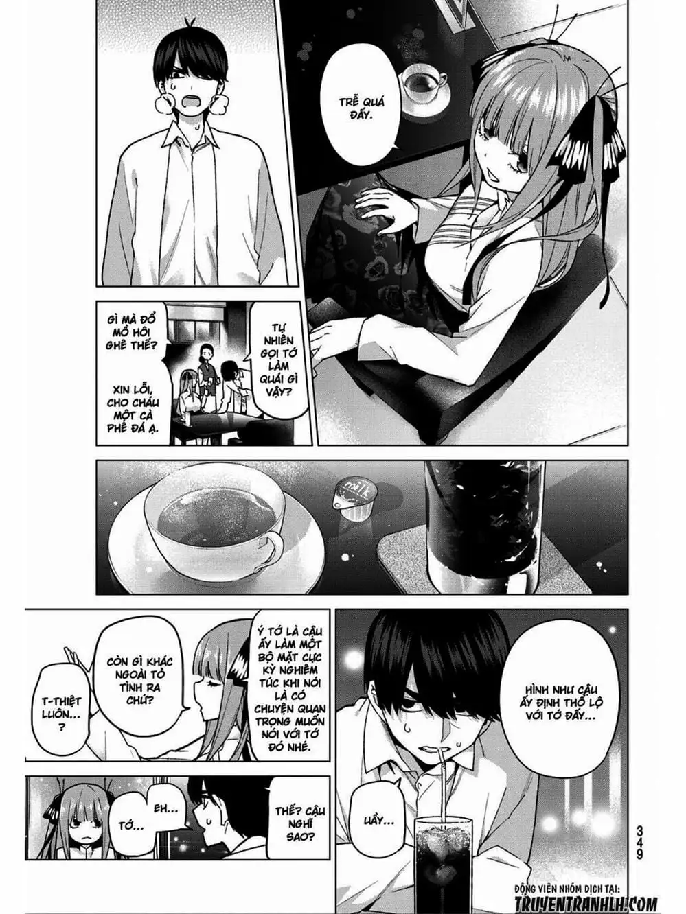 Truyện Tranh Nhà Có 5 Nàng Dâu - Gotoubun No Hanayome trang 6