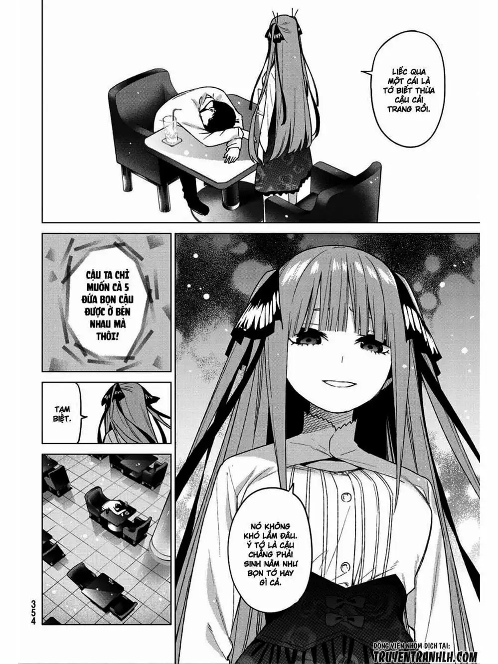 Truyện Tranh Nhà Có 5 Nàng Dâu - Gotoubun No Hanayome trang 6