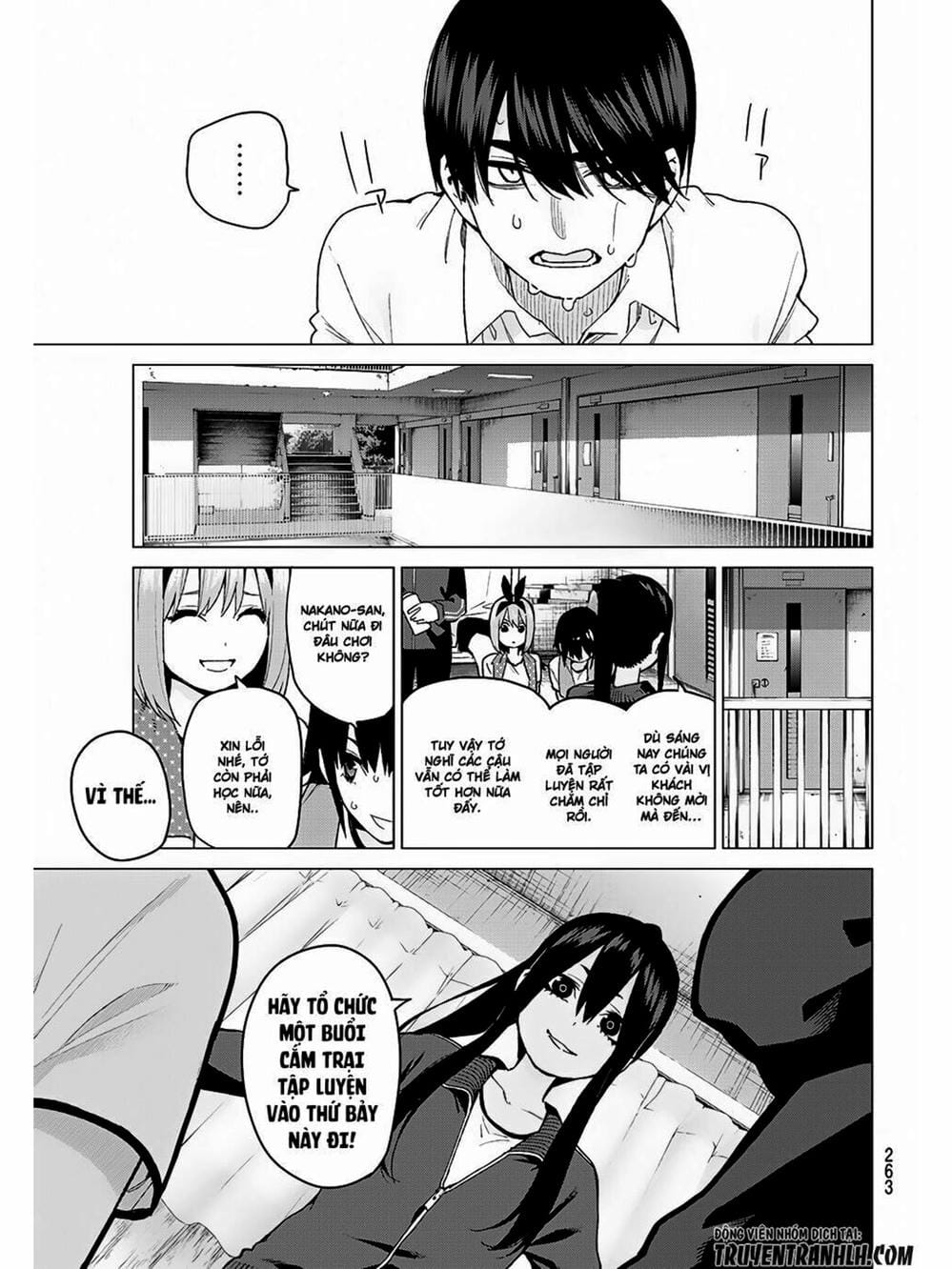 Truyện Tranh Nhà Có 5 Nàng Dâu - Gotoubun No Hanayome trang 6