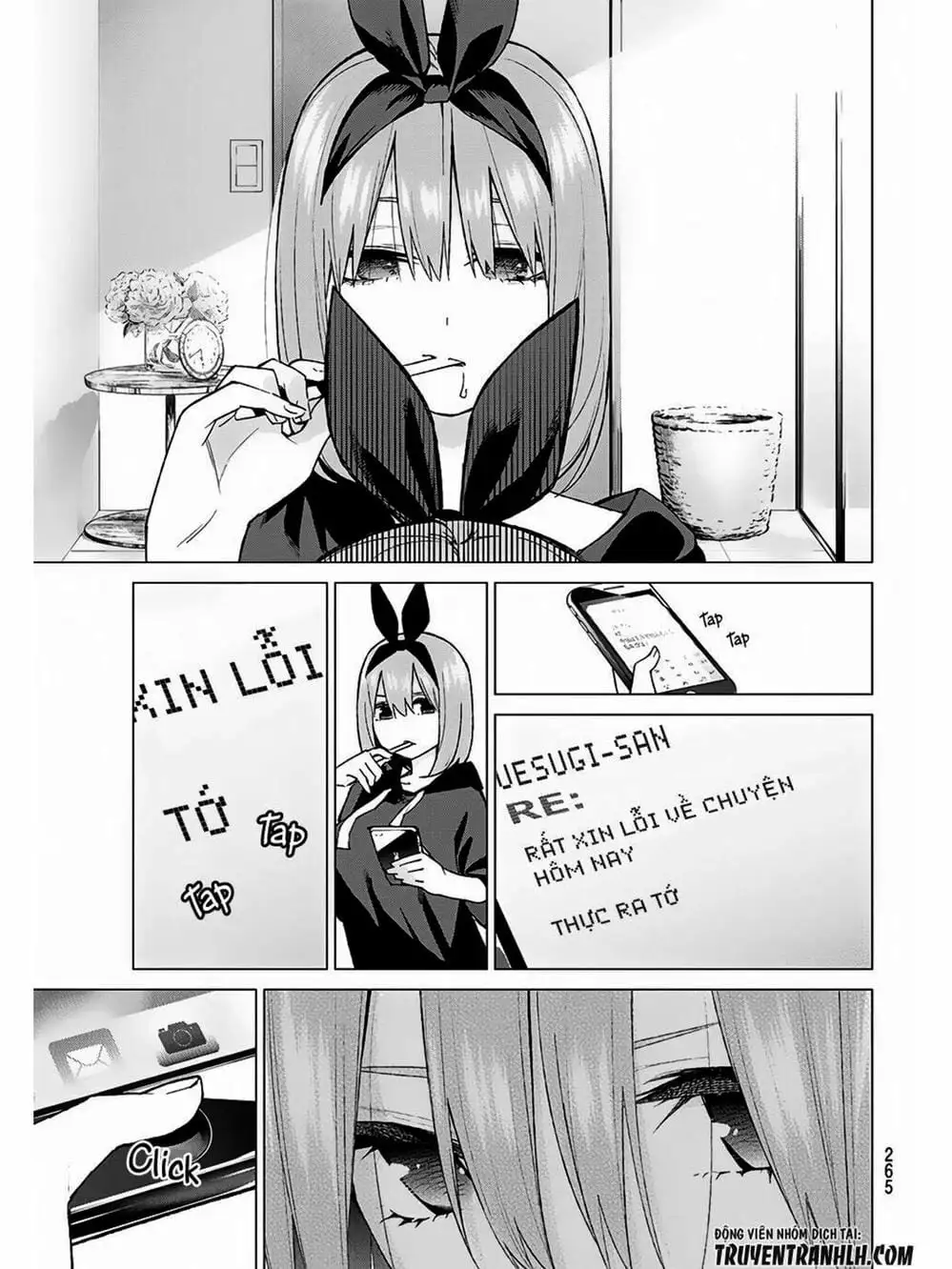 Truyện Tranh Nhà Có 5 Nàng Dâu - Gotoubun No Hanayome trang 6