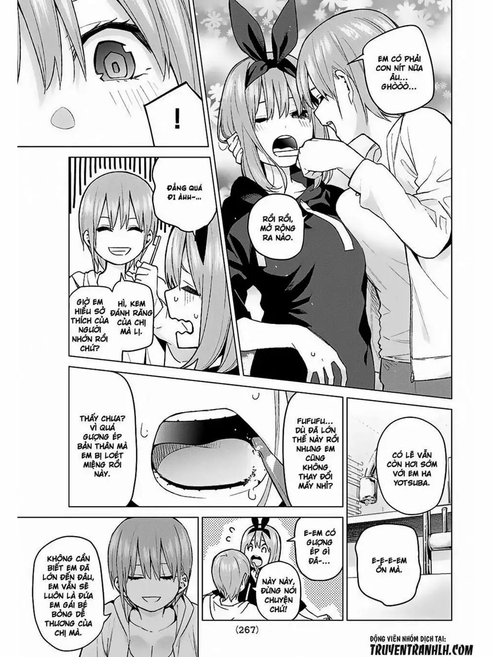 Truyện Tranh Nhà Có 5 Nàng Dâu - Gotoubun No Hanayome trang 6