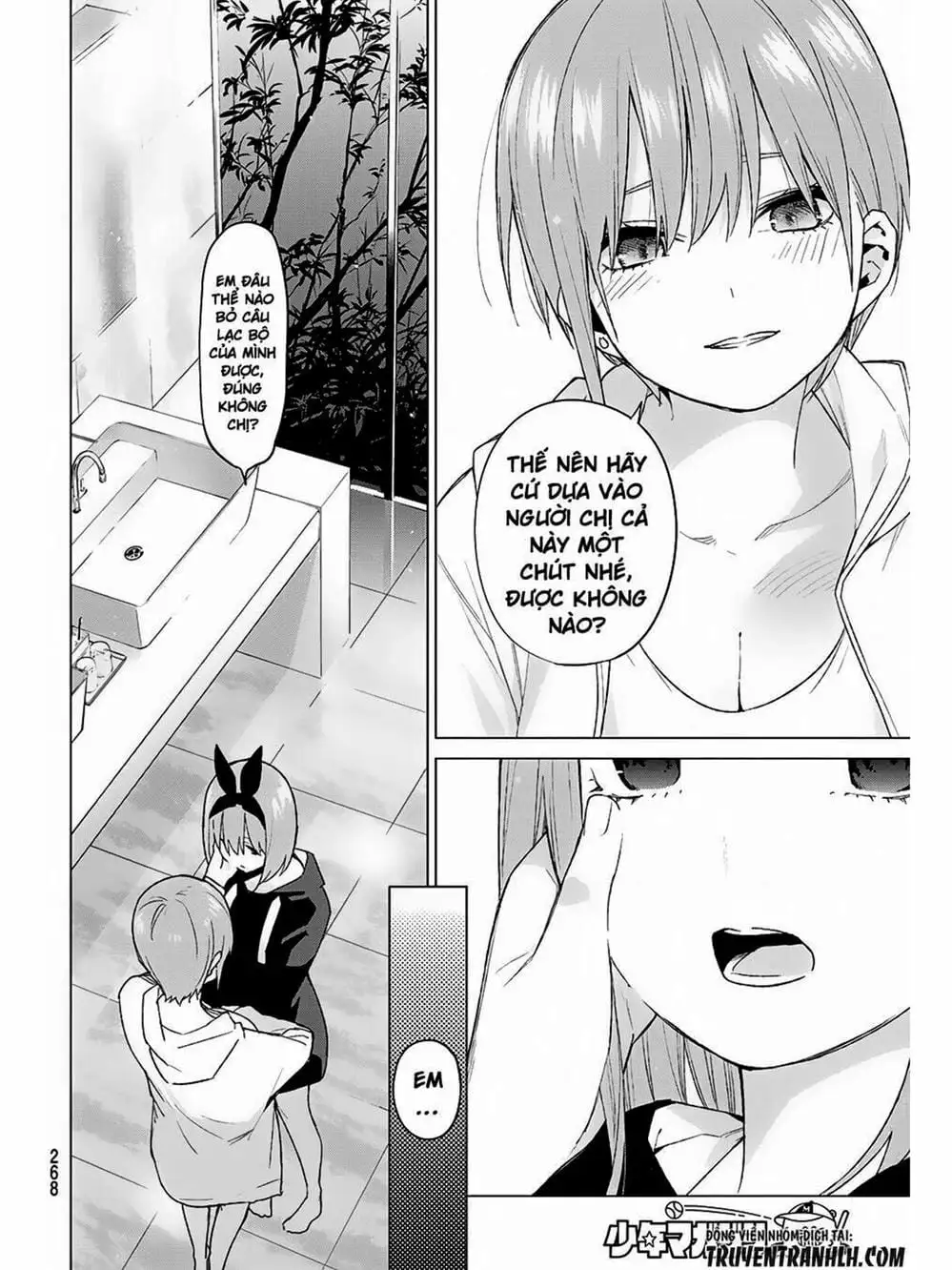 Truyện Tranh Nhà Có 5 Nàng Dâu - Gotoubun No Hanayome trang 6