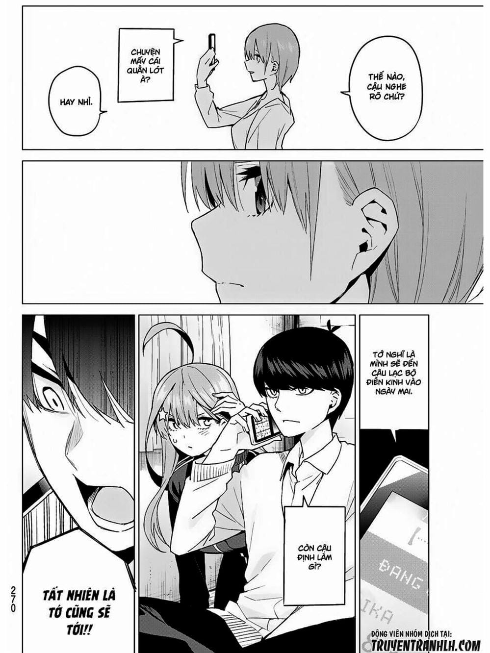 Truyện Tranh Nhà Có 5 Nàng Dâu - Gotoubun No Hanayome trang 6