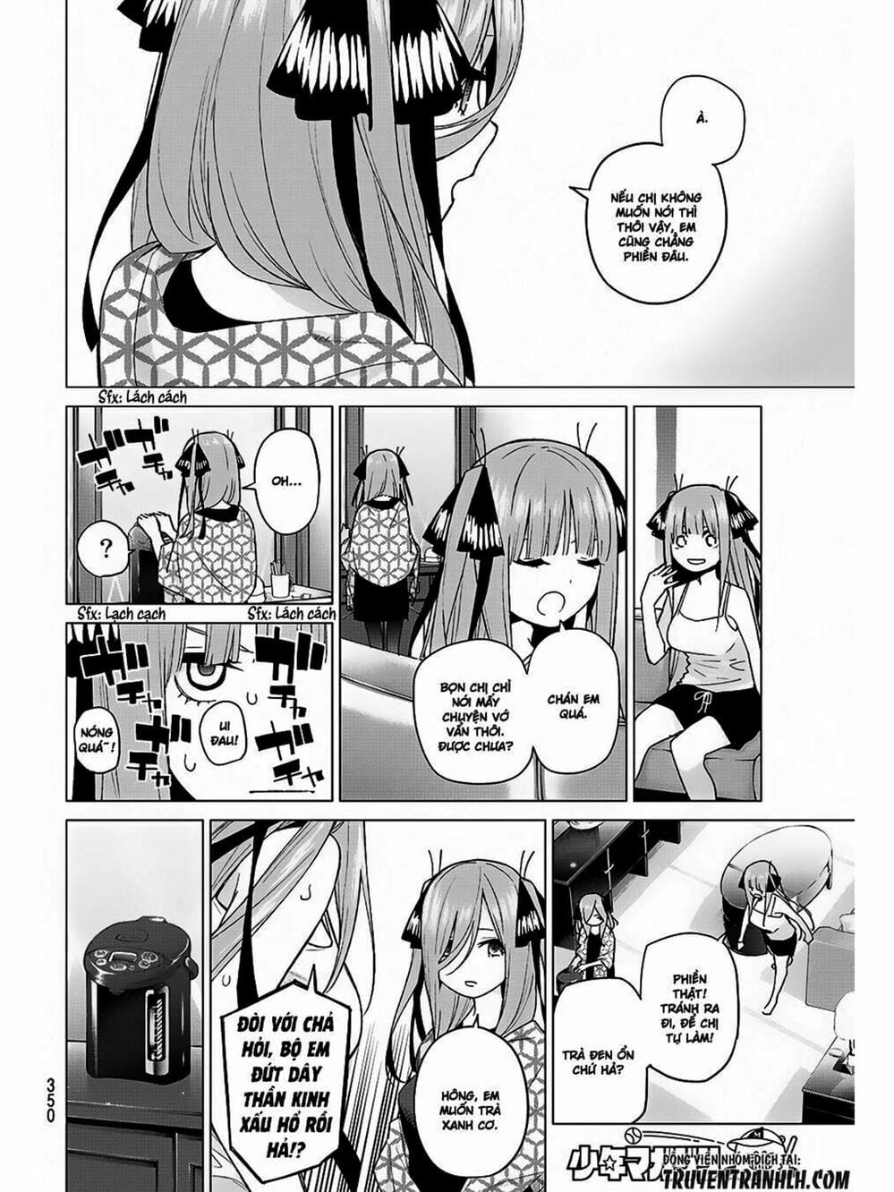 Truyện Tranh Nhà Có 5 Nàng Dâu - Gotoubun No Hanayome trang 6