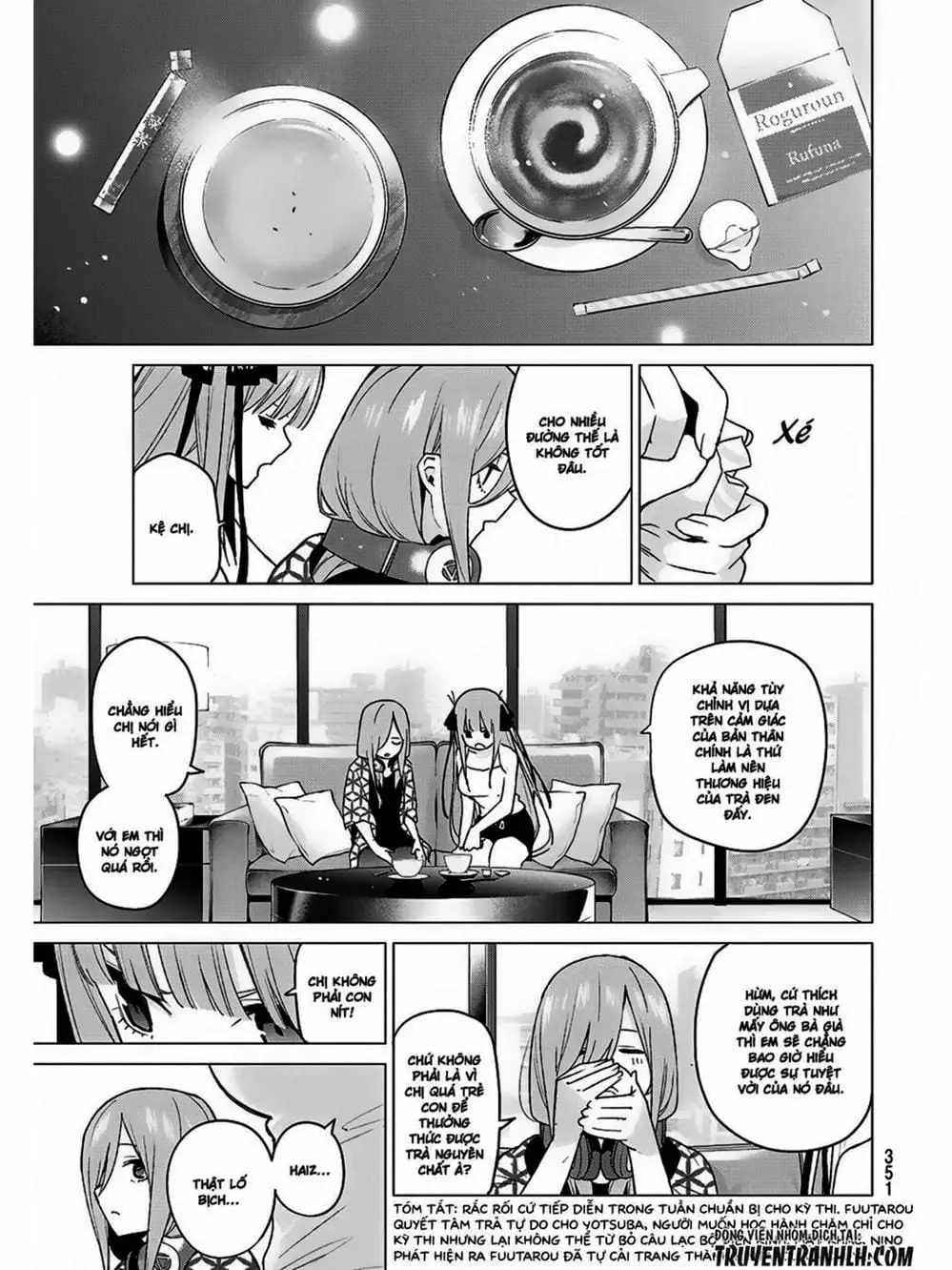 Truyện Tranh Nhà Có 5 Nàng Dâu - Gotoubun No Hanayome trang 6