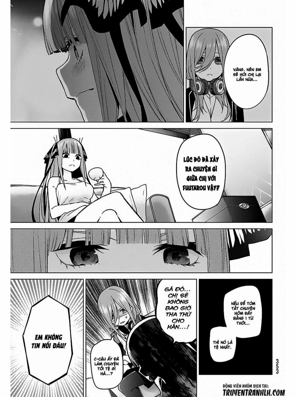 Truyện Tranh Nhà Có 5 Nàng Dâu - Gotoubun No Hanayome trang 6