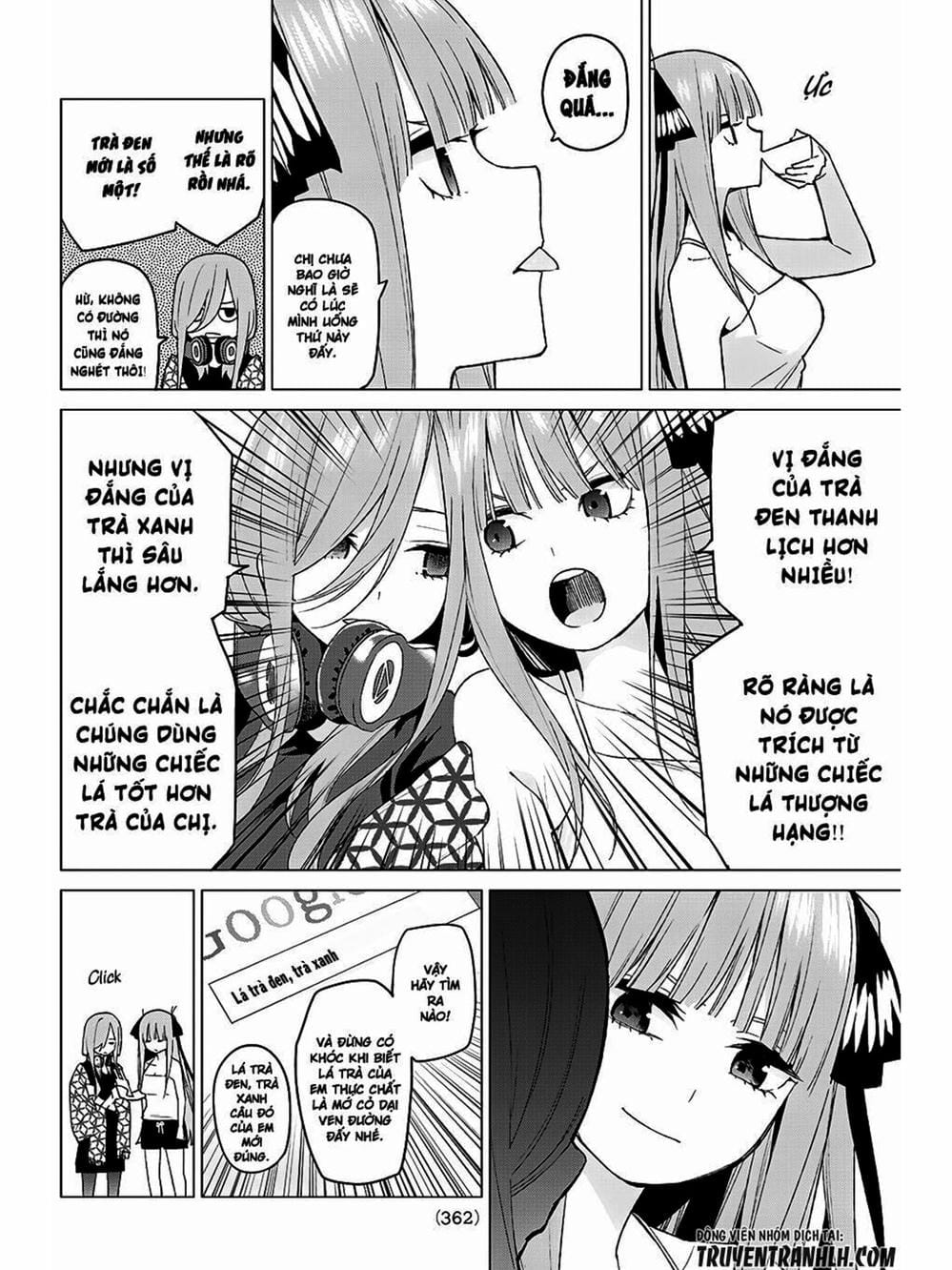 Truyện Tranh Nhà Có 5 Nàng Dâu - Gotoubun No Hanayome trang 6