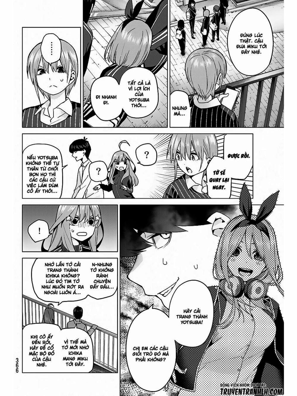 Truyện Tranh Nhà Có 5 Nàng Dâu - Gotoubun No Hanayome trang 6