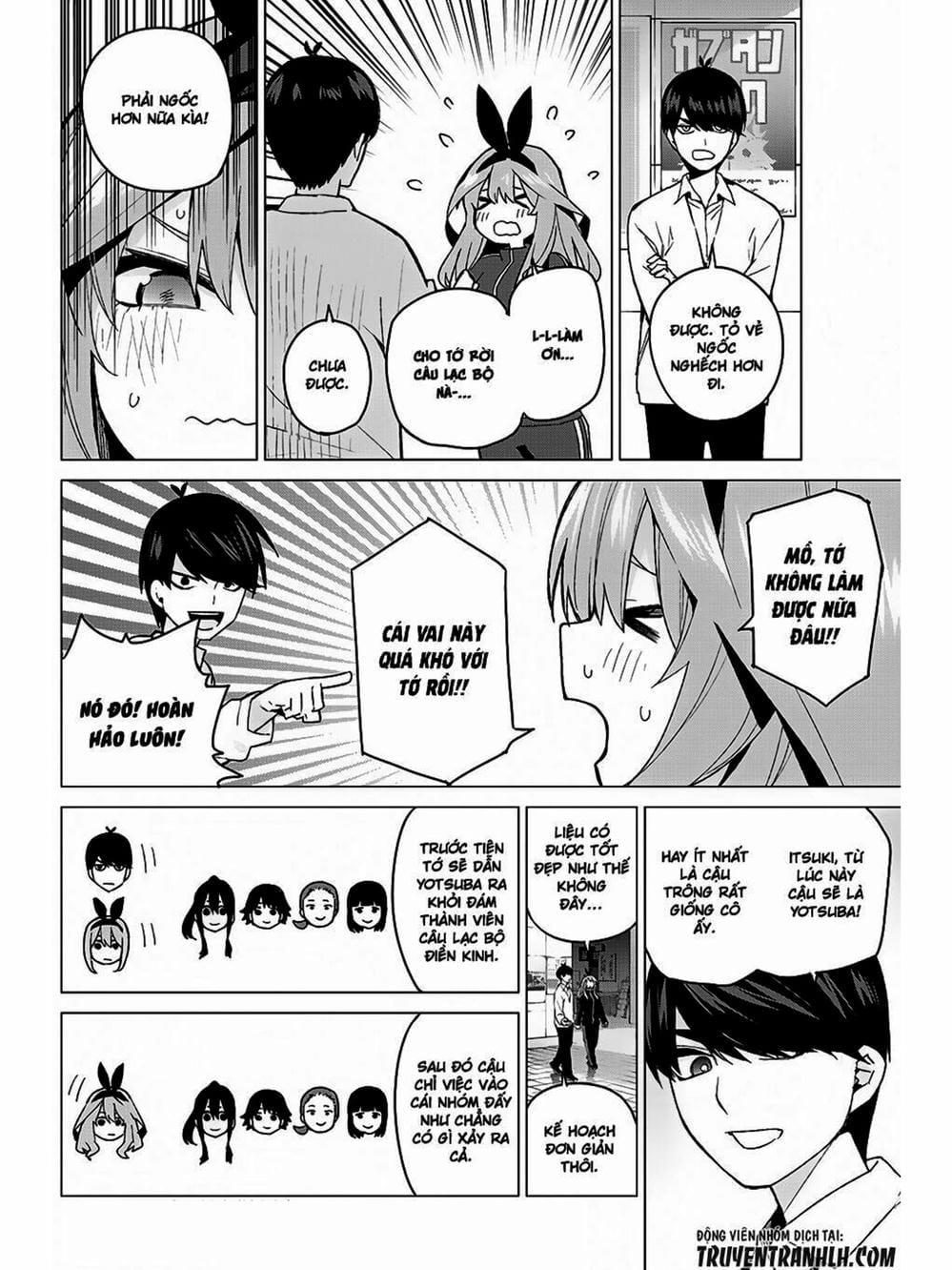 Truyện Tranh Nhà Có 5 Nàng Dâu - Gotoubun No Hanayome trang 6