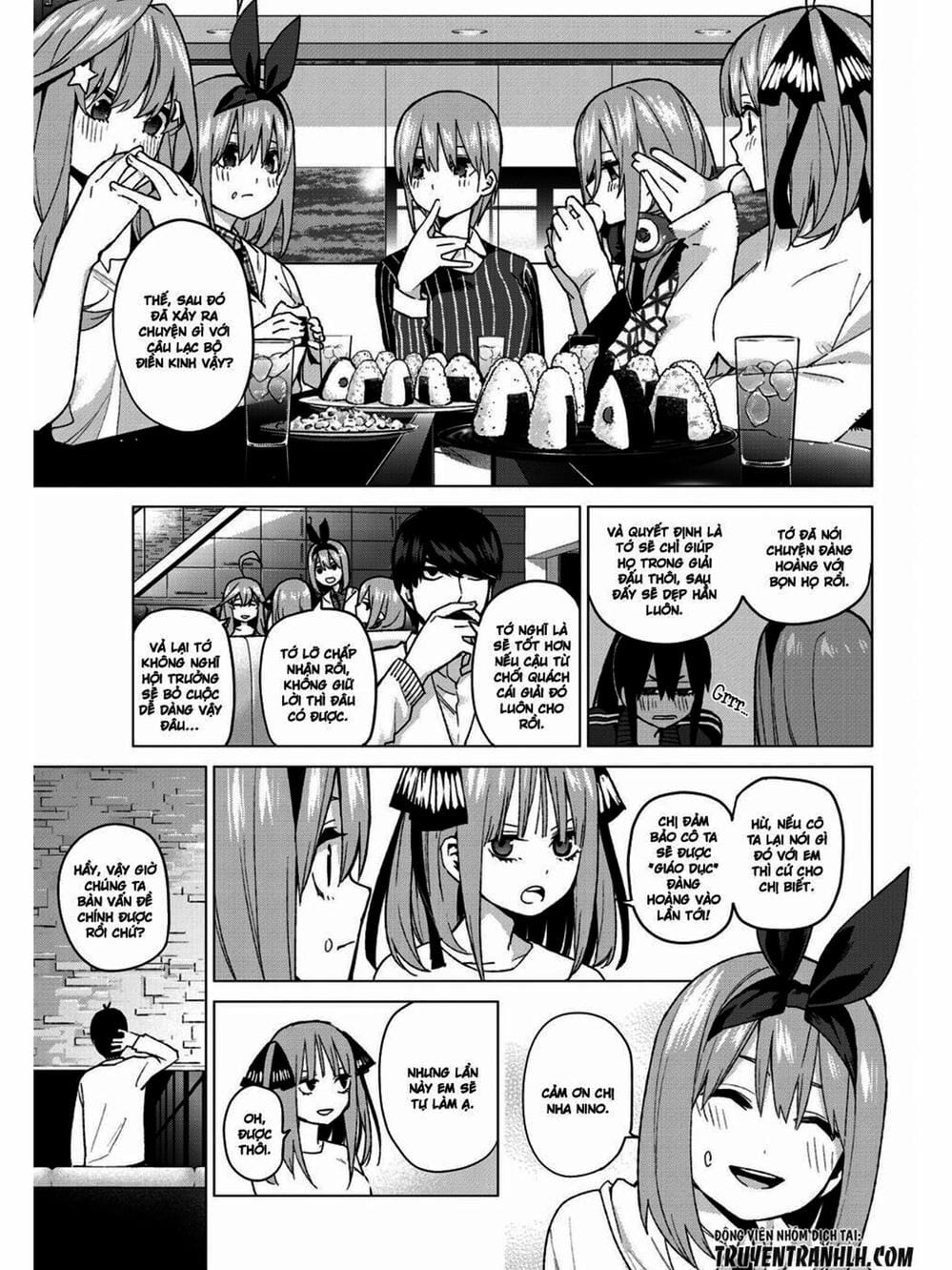 Truyện Tranh Nhà Có 5 Nàng Dâu - Gotoubun No Hanayome trang 6