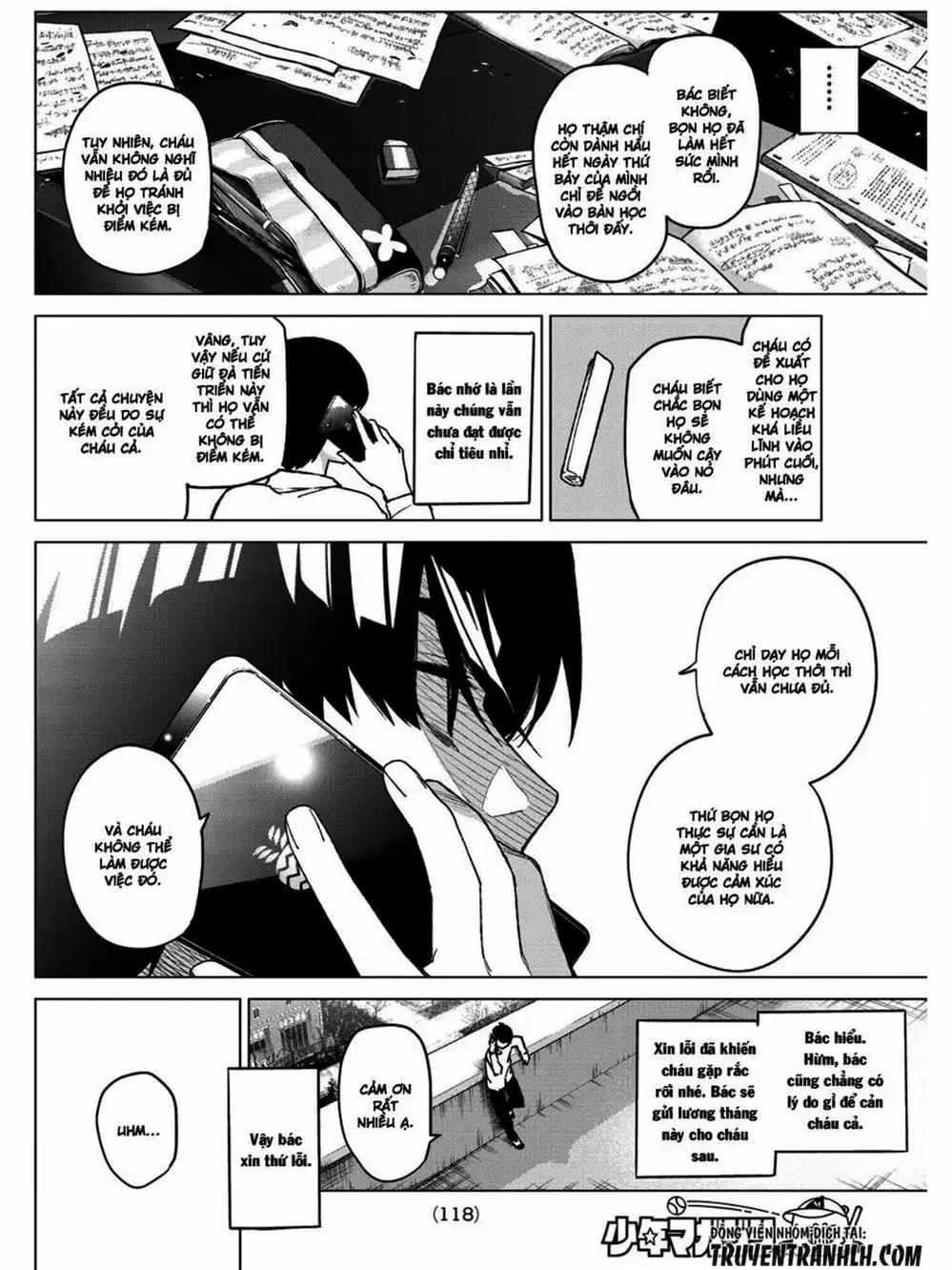 Truyện Tranh Nhà Có 5 Nàng Dâu - Gotoubun No Hanayome trang 6