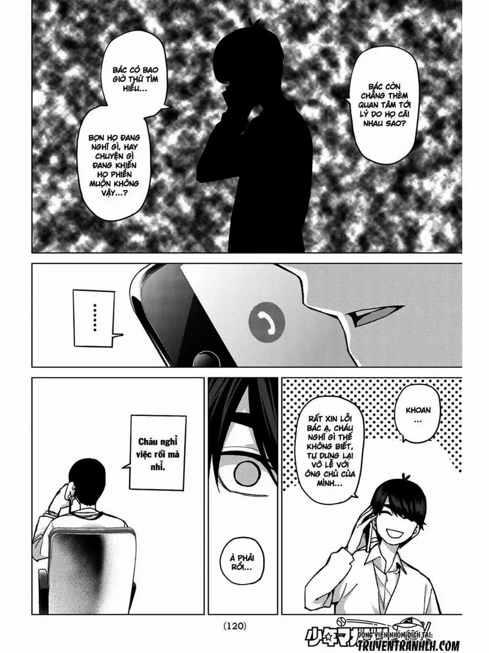 Truyện Tranh Nhà Có 5 Nàng Dâu - Gotoubun No Hanayome trang 6