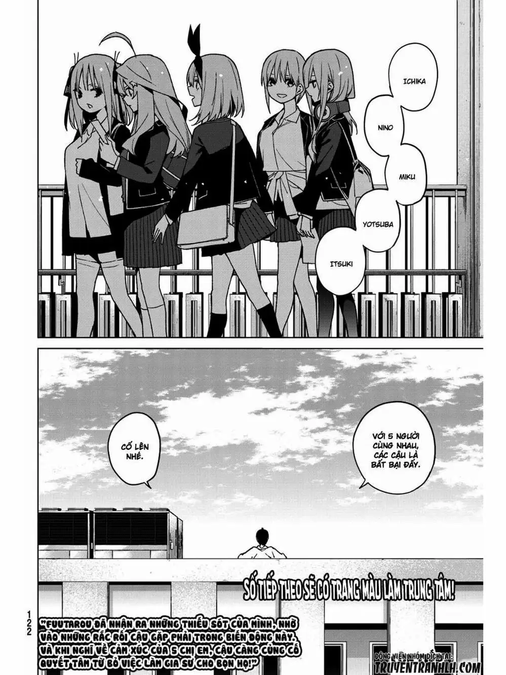 Truyện Tranh Nhà Có 5 Nàng Dâu - Gotoubun No Hanayome trang 6