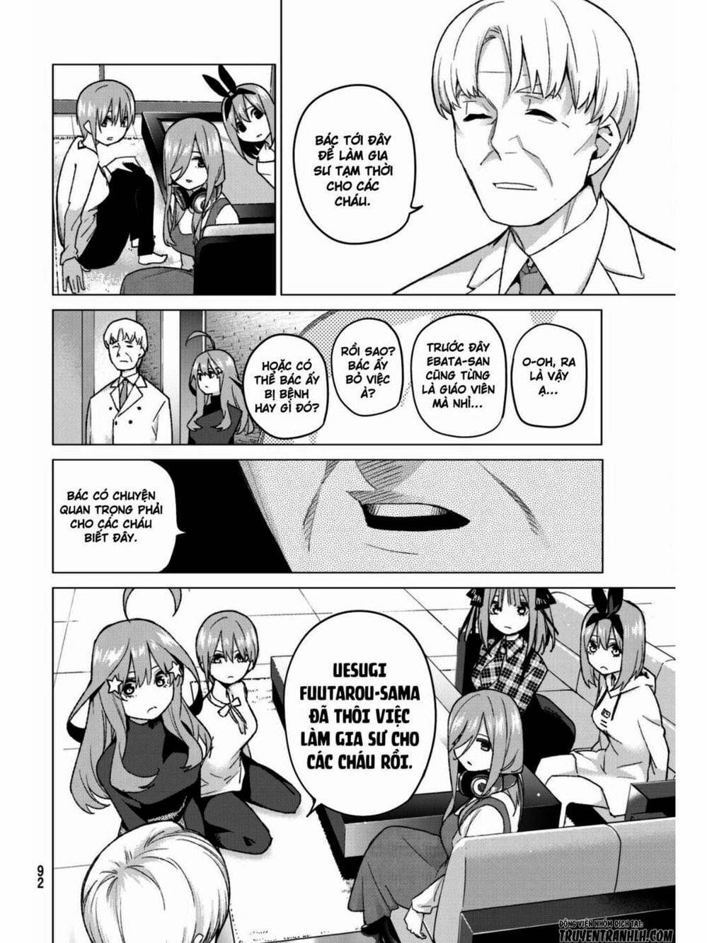 Truyện Tranh Nhà Có 5 Nàng Dâu - Gotoubun No Hanayome trang 6