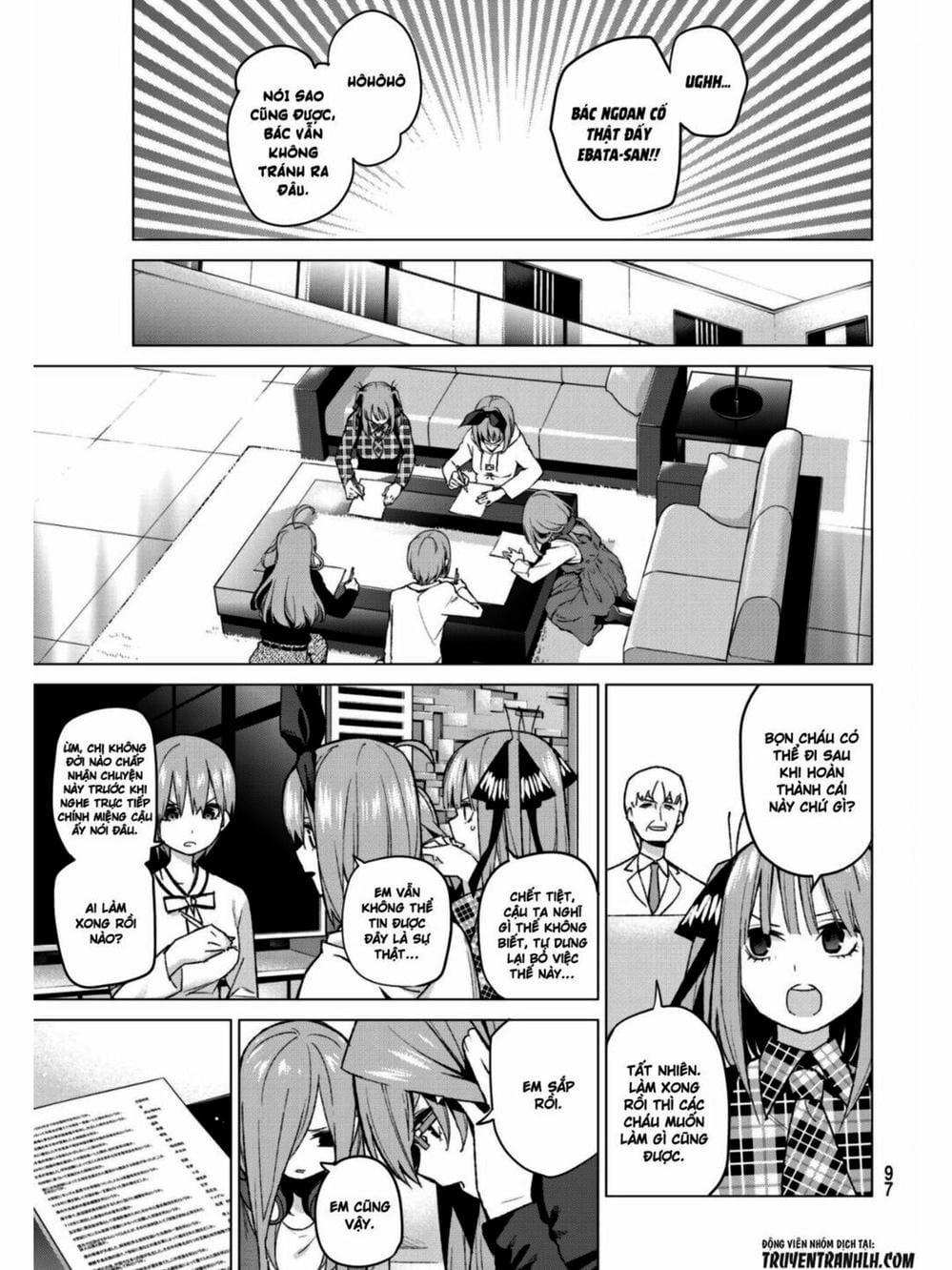 Truyện Tranh Nhà Có 5 Nàng Dâu - Gotoubun No Hanayome trang 6