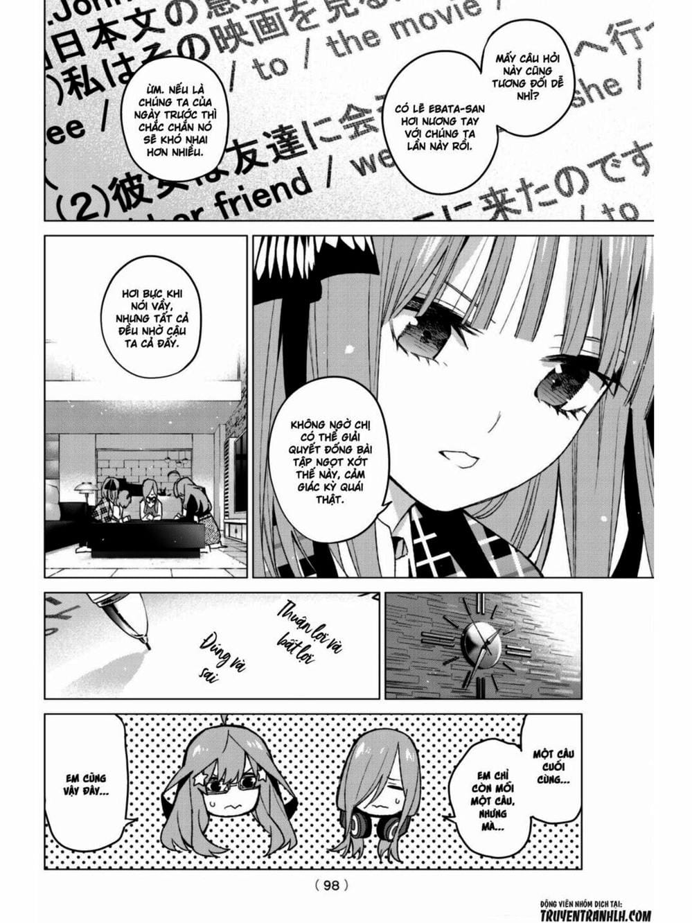 Truyện Tranh Nhà Có 5 Nàng Dâu - Gotoubun No Hanayome trang 6