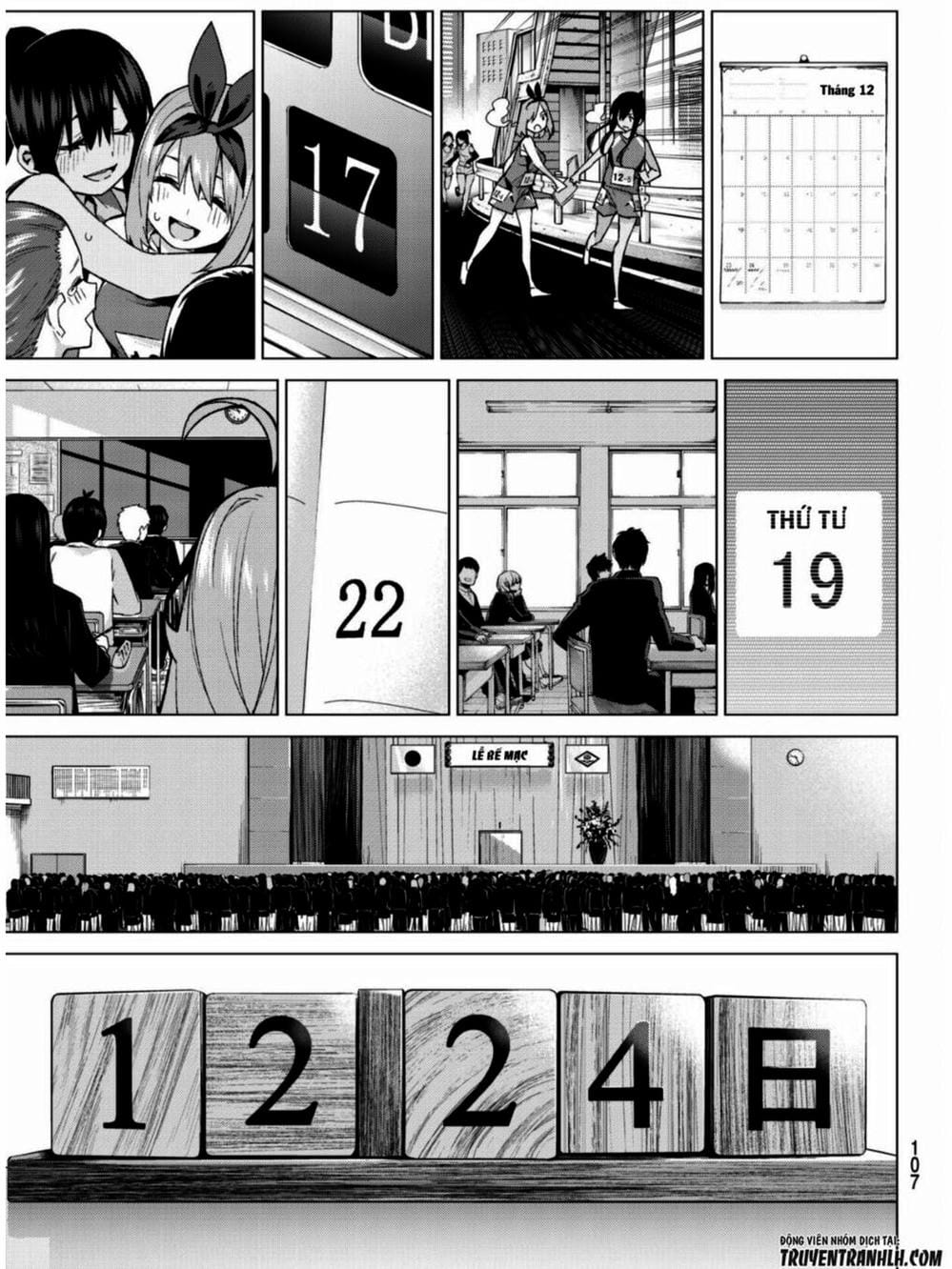 Truyện Tranh Nhà Có 5 Nàng Dâu - Gotoubun No Hanayome trang 6