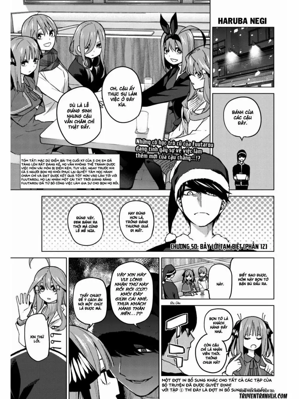 Truyện Tranh Nhà Có 5 Nàng Dâu - Gotoubun No Hanayome trang 6