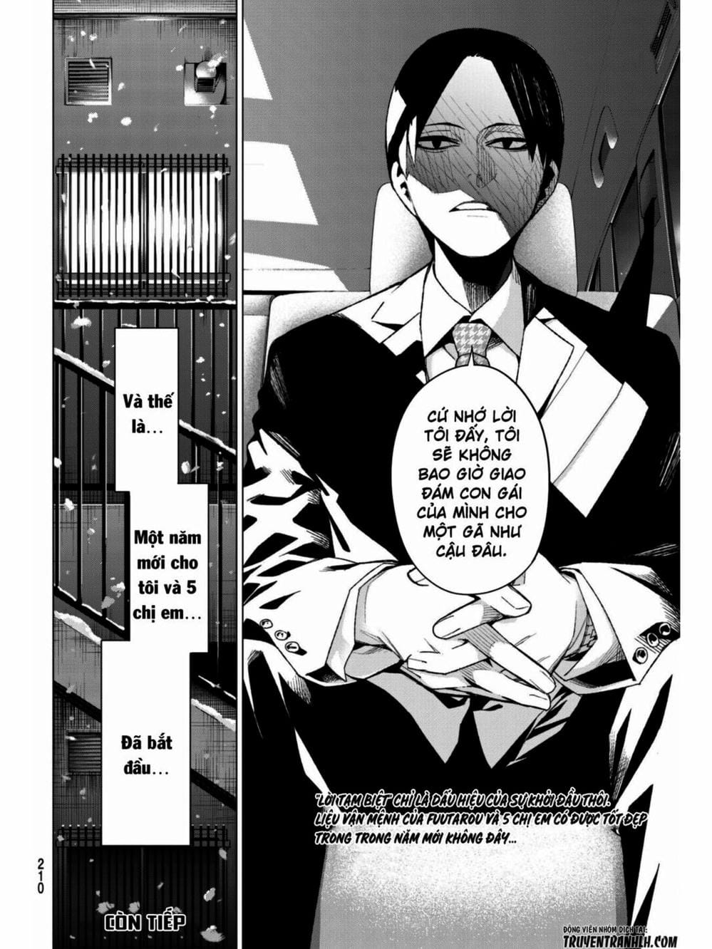 Truyện Tranh Nhà Có 5 Nàng Dâu - Gotoubun No Hanayome trang 6