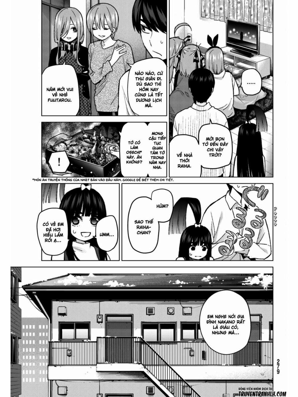 Truyện Tranh Nhà Có 5 Nàng Dâu - Gotoubun No Hanayome trang 6