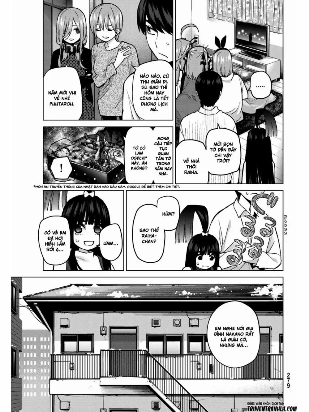 Truyện Tranh Nhà Có 5 Nàng Dâu - Gotoubun No Hanayome trang 6