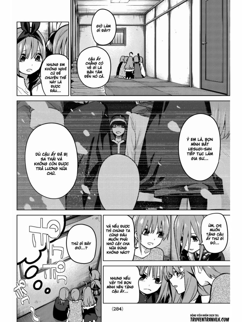 Truyện Tranh Nhà Có 5 Nàng Dâu - Gotoubun No Hanayome trang 6