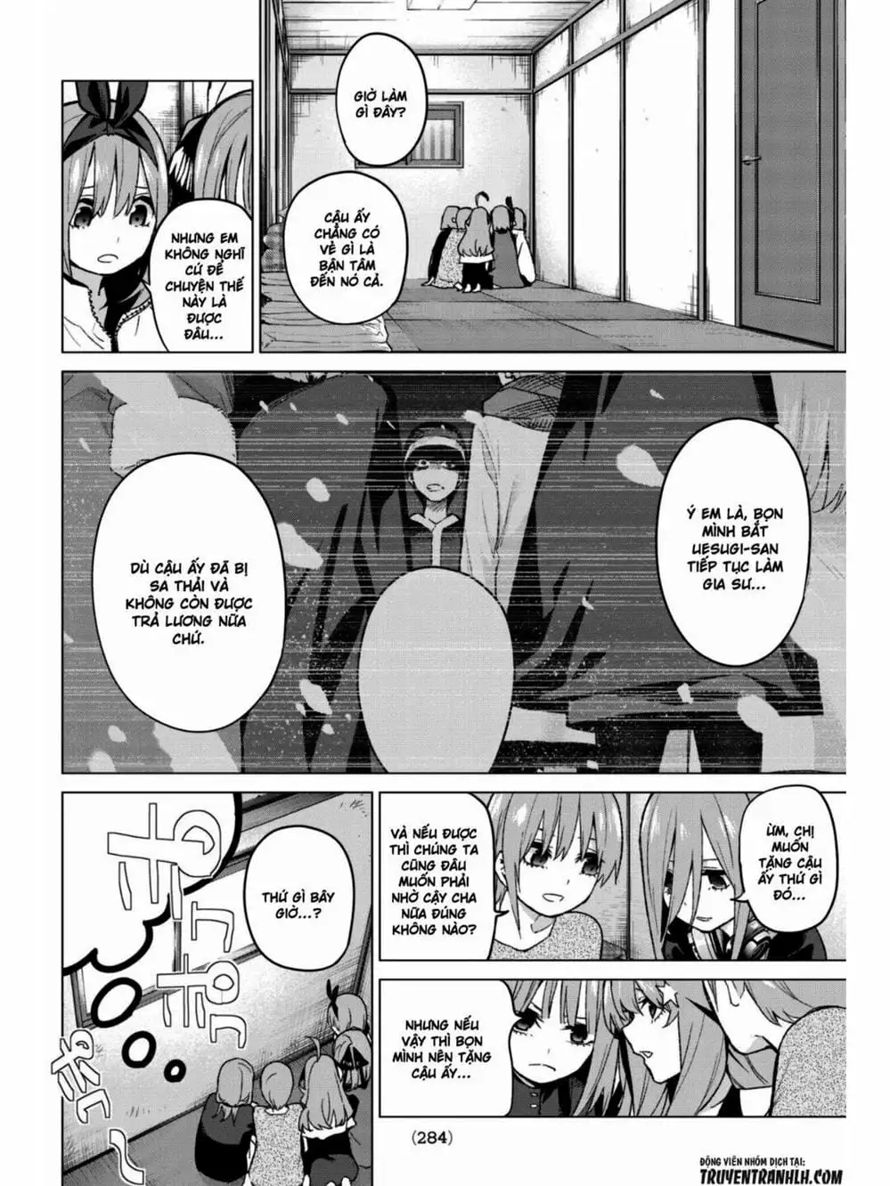 Truyện Tranh Nhà Có 5 Nàng Dâu - Gotoubun No Hanayome trang 6