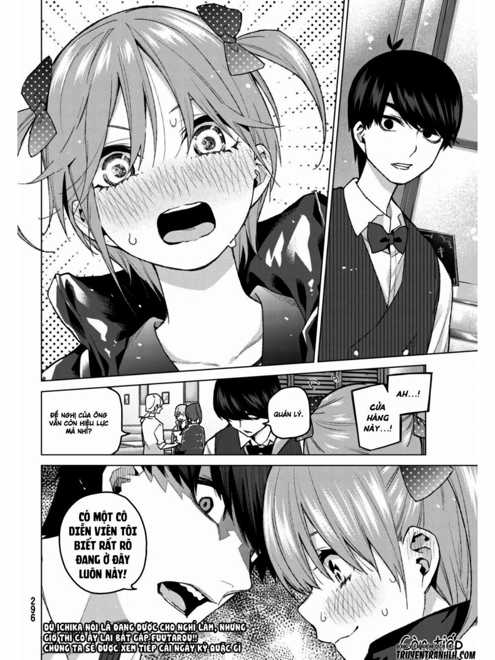 Truyện Tranh Nhà Có 5 Nàng Dâu - Gotoubun No Hanayome trang 6