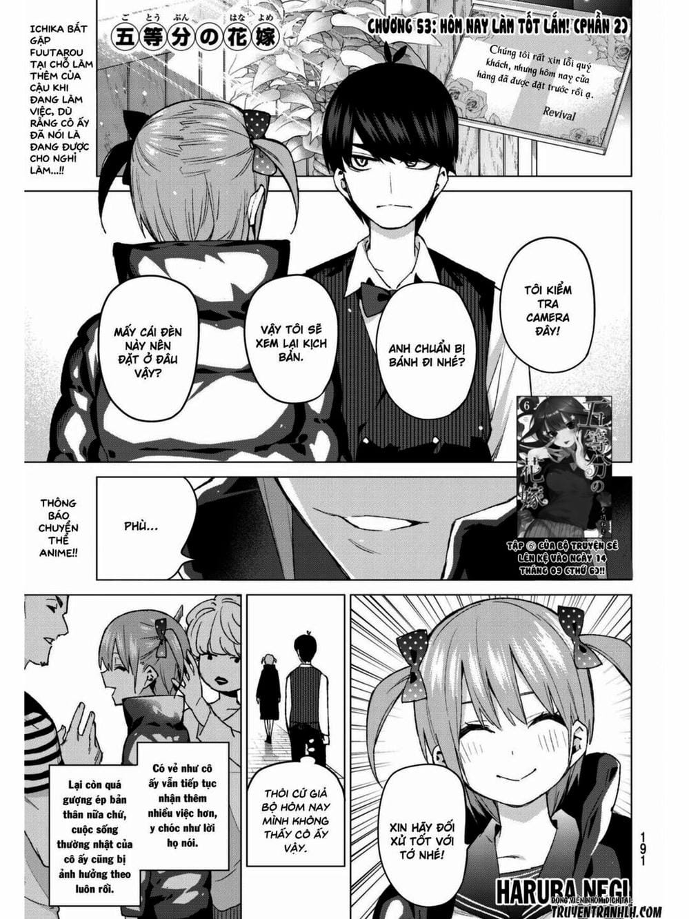 Truyện Tranh Nhà Có 5 Nàng Dâu - Gotoubun No Hanayome trang 6