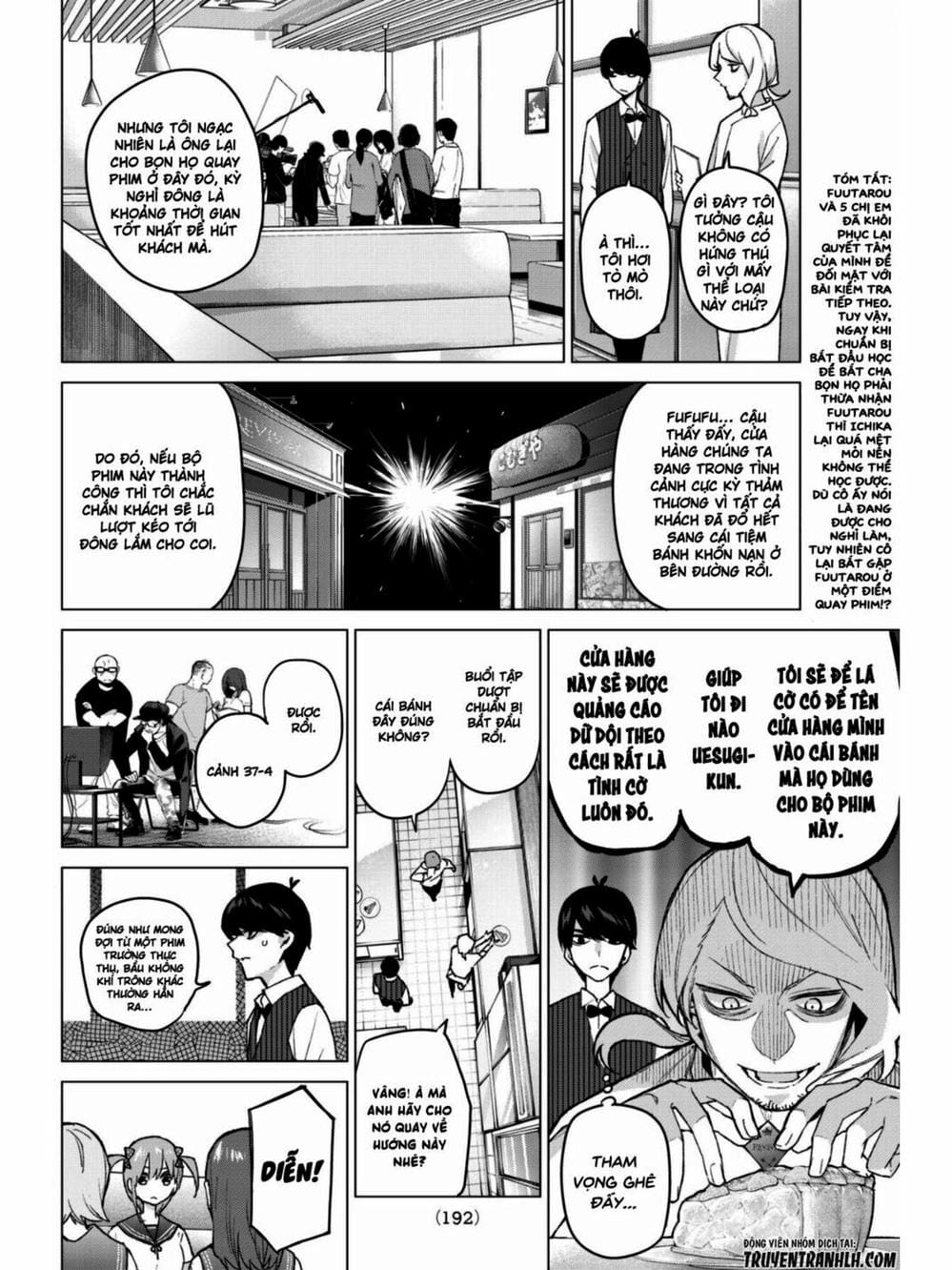 Truyện Tranh Nhà Có 5 Nàng Dâu - Gotoubun No Hanayome trang 6