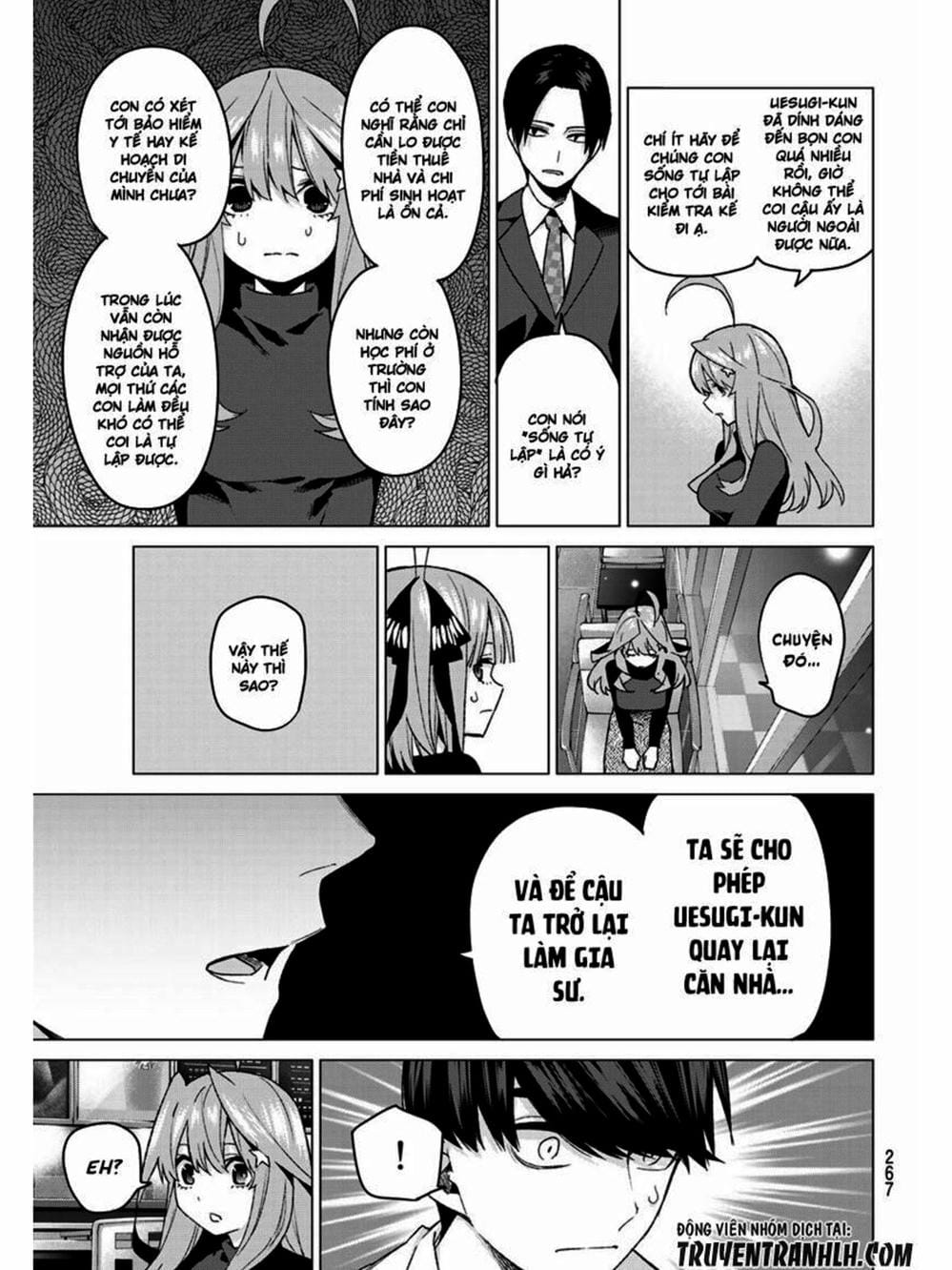 Truyện Tranh Nhà Có 5 Nàng Dâu - Gotoubun No Hanayome trang 6