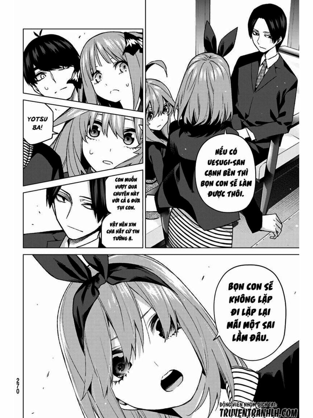 Truyện Tranh Nhà Có 5 Nàng Dâu - Gotoubun No Hanayome trang 6