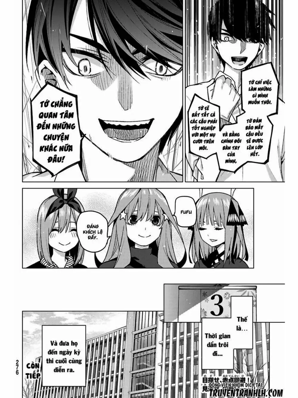 Truyện Tranh Nhà Có 5 Nàng Dâu - Gotoubun No Hanayome trang 6