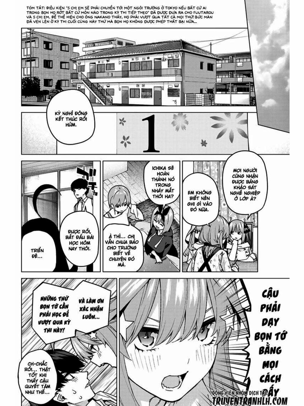 Truyện Tranh Nhà Có 5 Nàng Dâu - Gotoubun No Hanayome trang 6