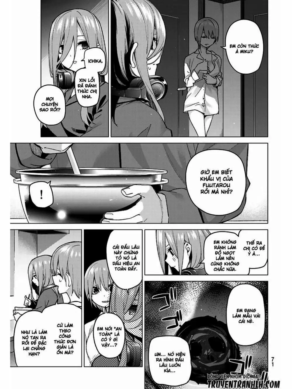 Truyện Tranh Nhà Có 5 Nàng Dâu - Gotoubun No Hanayome trang 6