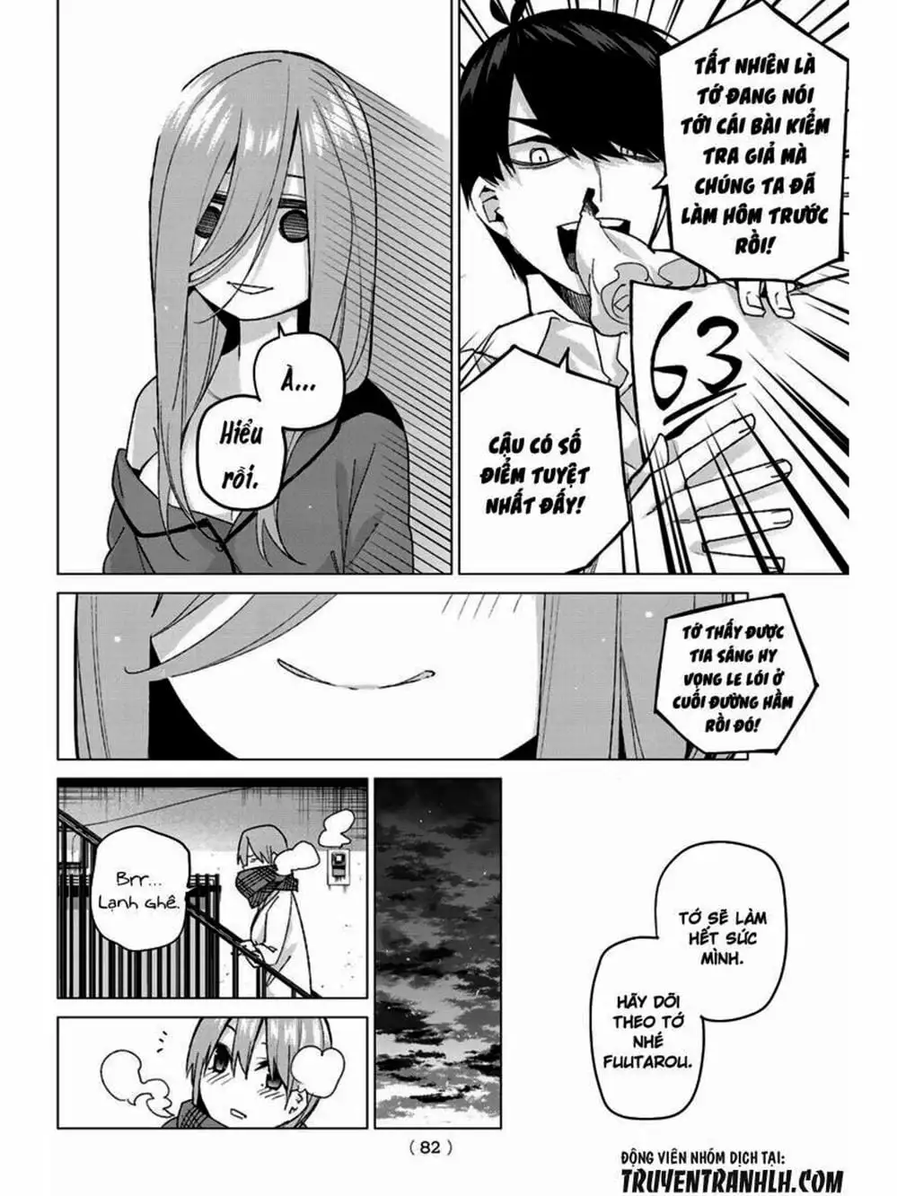 Truyện Tranh Nhà Có 5 Nàng Dâu - Gotoubun No Hanayome trang 6