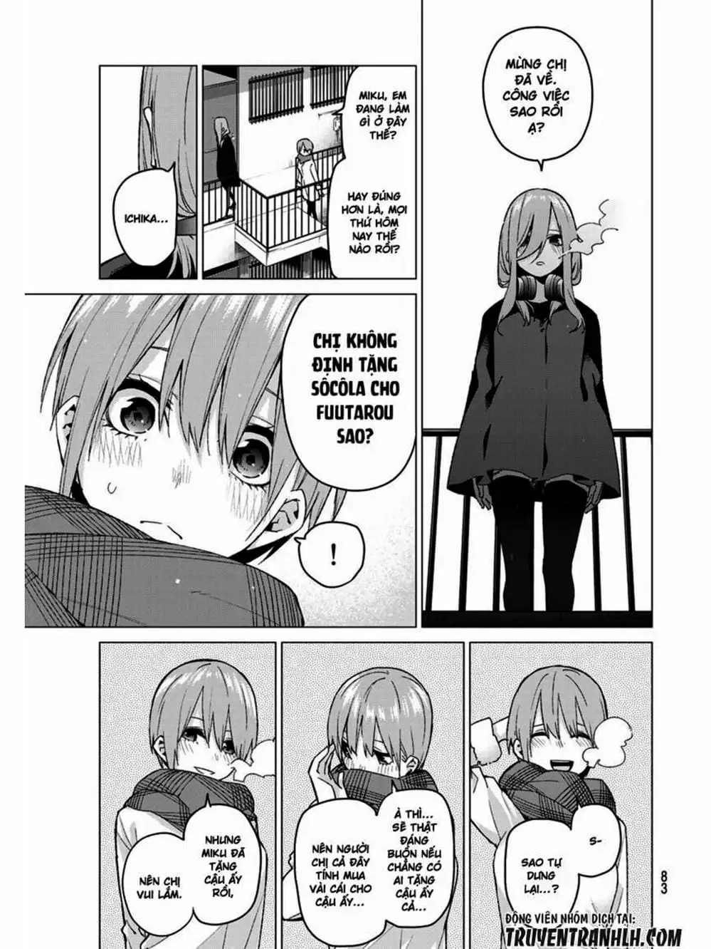 Truyện Tranh Nhà Có 5 Nàng Dâu - Gotoubun No Hanayome trang 6