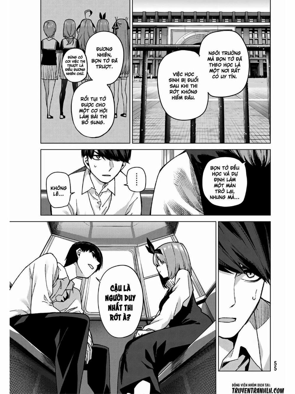 Truyện Tranh Nhà Có 5 Nàng Dâu - Gotoubun No Hanayome trang 6