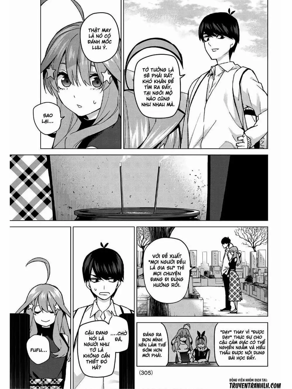 Truyện Tranh Nhà Có 5 Nàng Dâu - Gotoubun No Hanayome trang 6