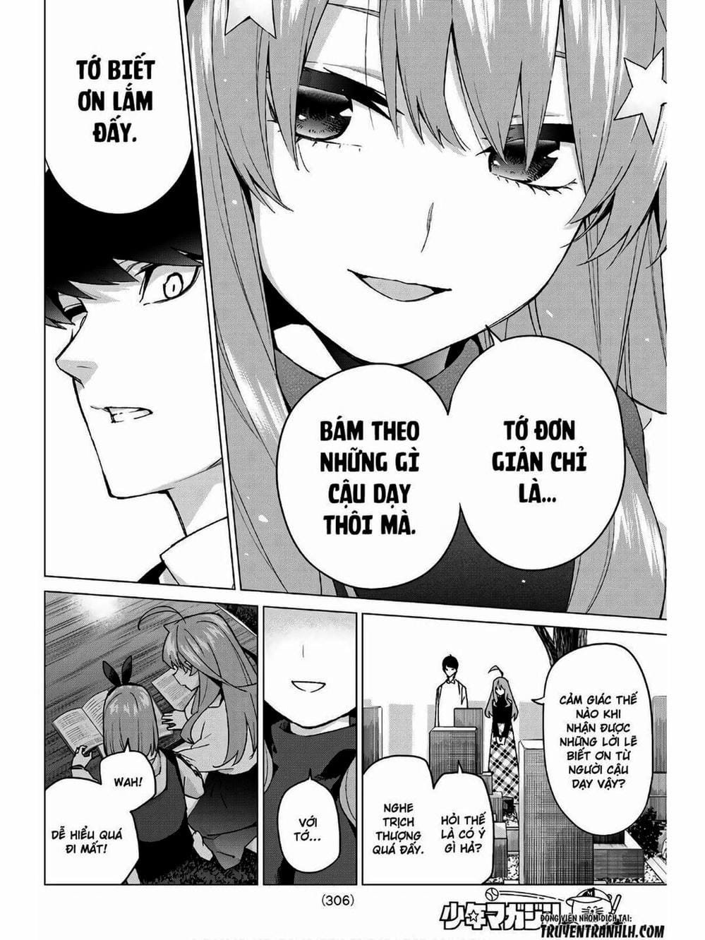 Truyện Tranh Nhà Có 5 Nàng Dâu - Gotoubun No Hanayome trang 6