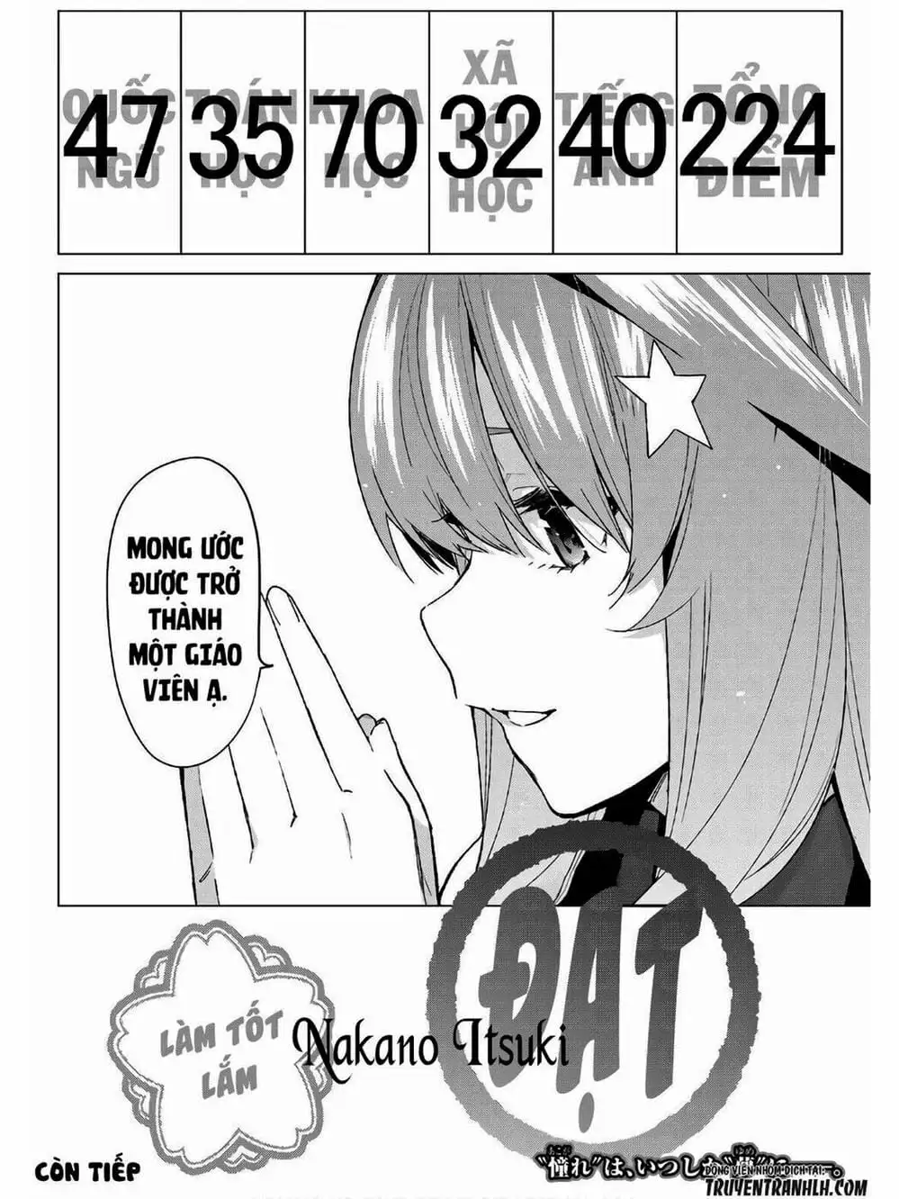 Truyện Tranh Nhà Có 5 Nàng Dâu - Gotoubun No Hanayome trang 6