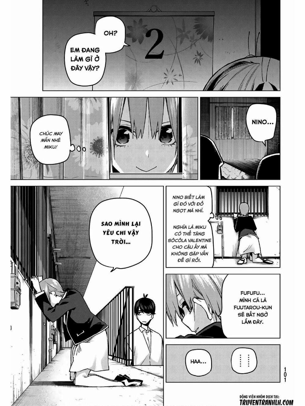 Truyện Tranh Nhà Có 5 Nàng Dâu - Gotoubun No Hanayome trang 6